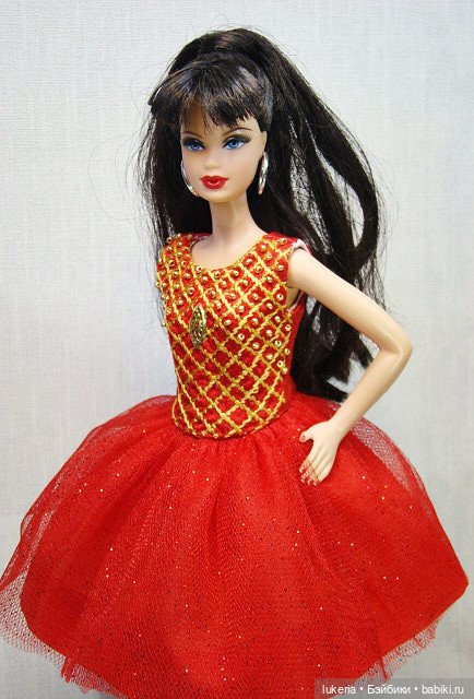 Одежда ( красное платье ) для Barbie, integrity toys, Dynamite Girls (фото 2)