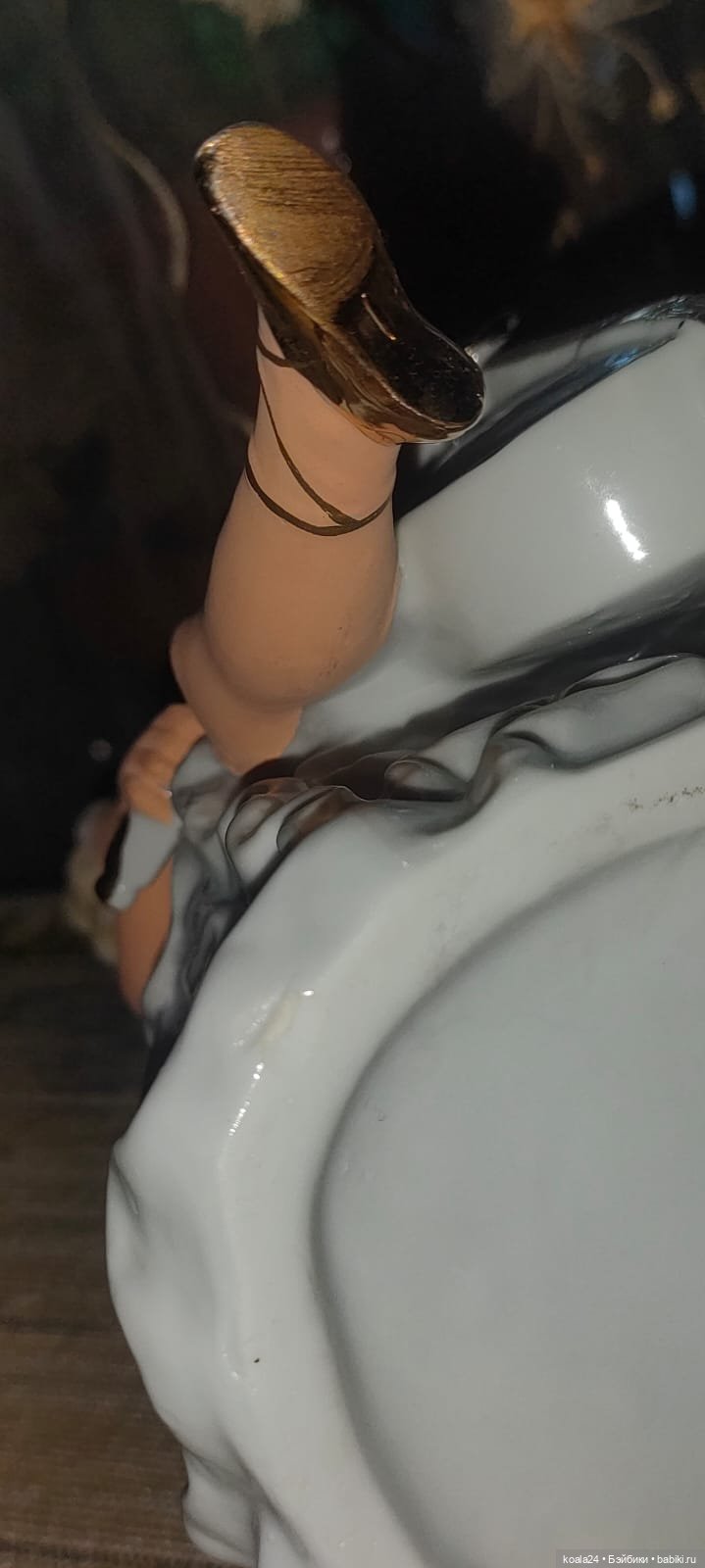 Статуэтка Германия Танцовщица Балерина с виоланчелью (фото 8)