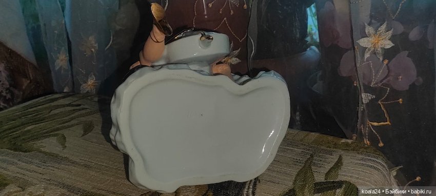 Статуэтка Германия Танцовщица Балерина с виоланчелью (фото 9)