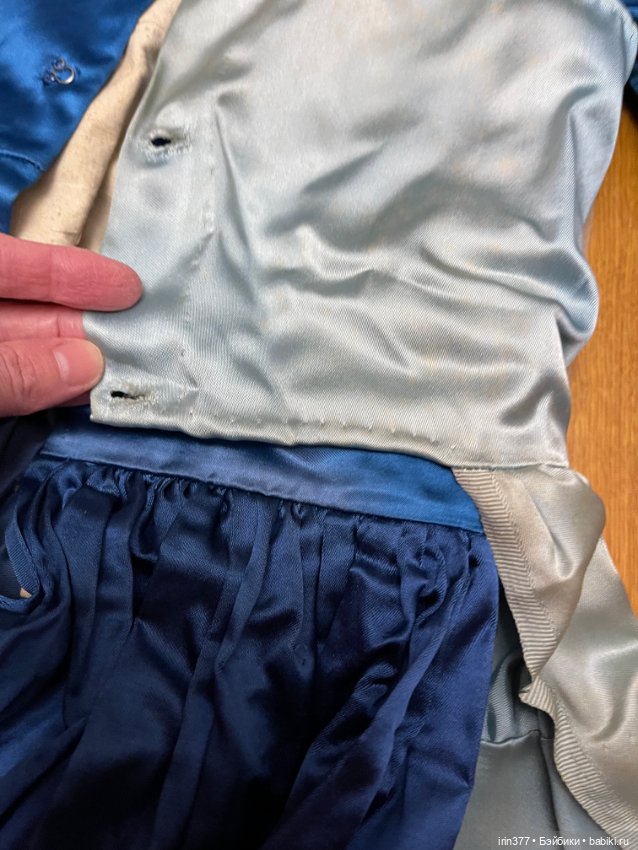 Наряд для большой антикварной куклы или в коллекцию (фото 9)