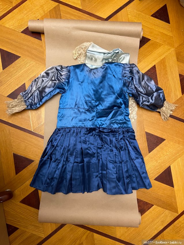 Наряд для большой антикварной куклы или в коллекцию (фото 10)