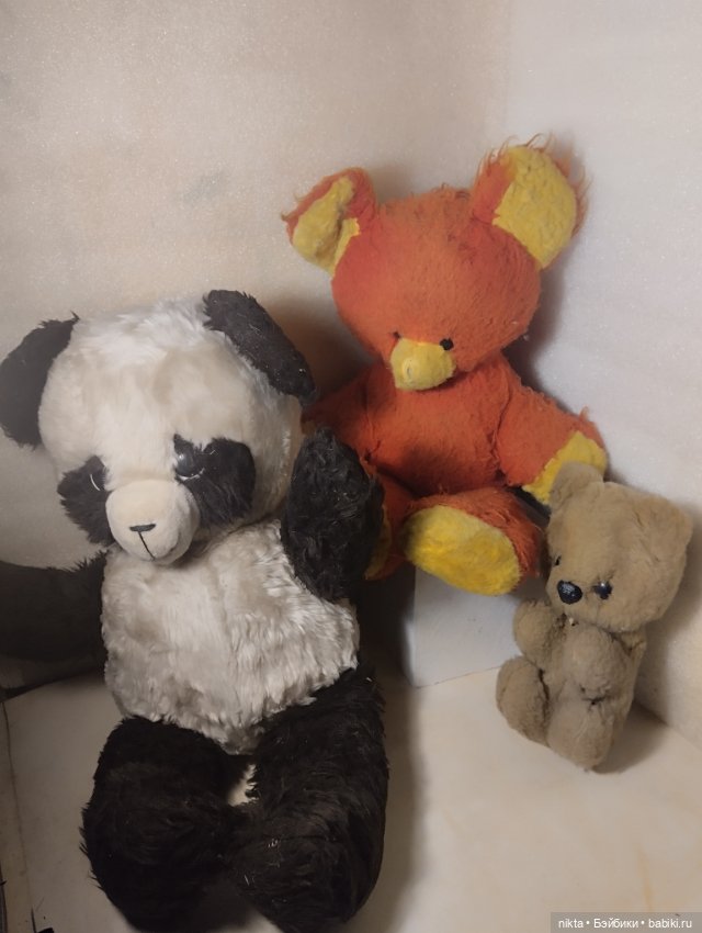 Игрушка СССР 3 медведя — Винтажные куклы и игрушки детства