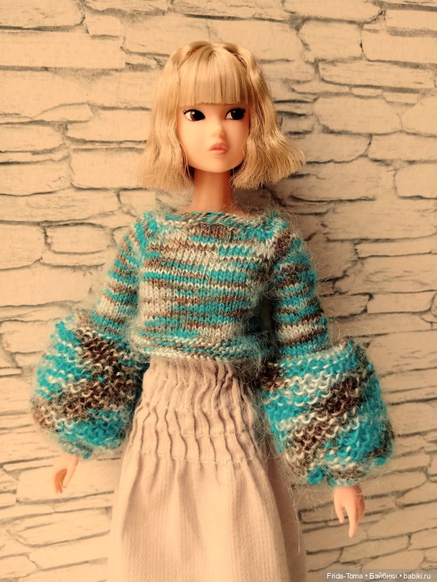Одежда на момоко momoko сарафан с кружевом и топ с пышными рукавами (фото 8)
