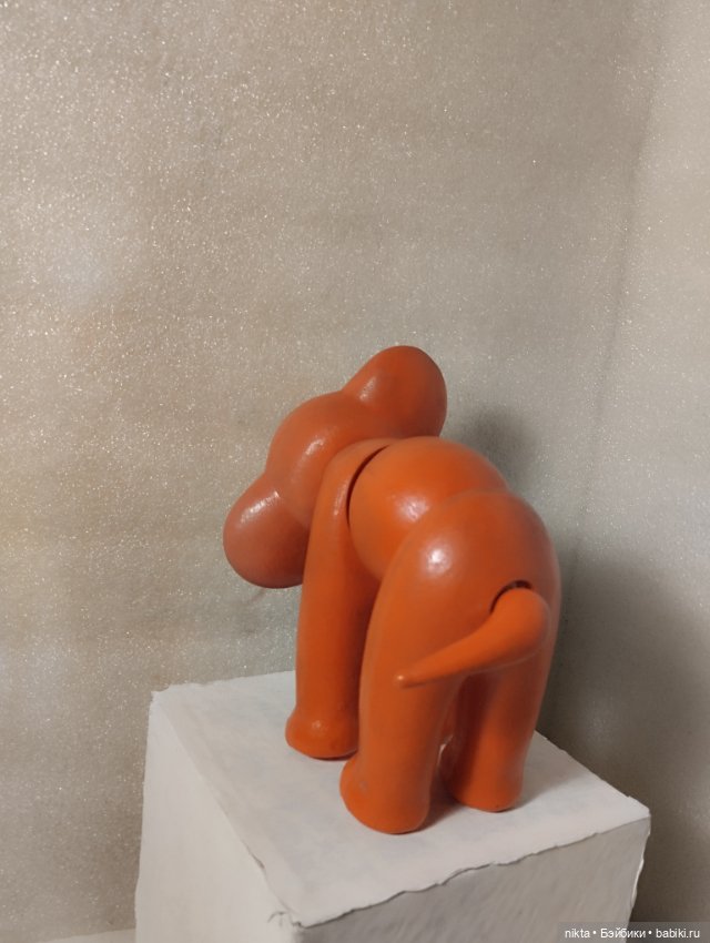 Целлулоидная игрушка СССР слоник (фото 3)