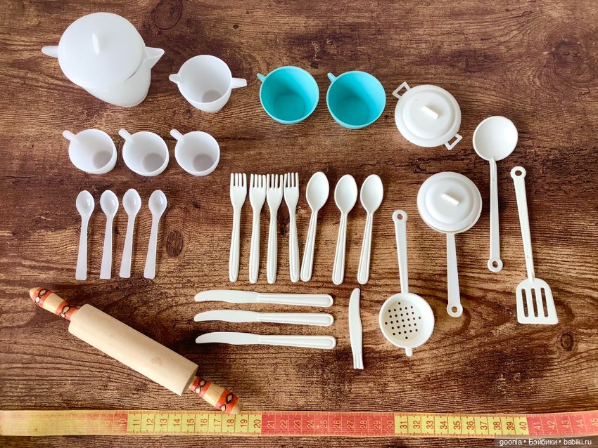 Игрушечная посудка, столовые приборы СССР (фото 2)