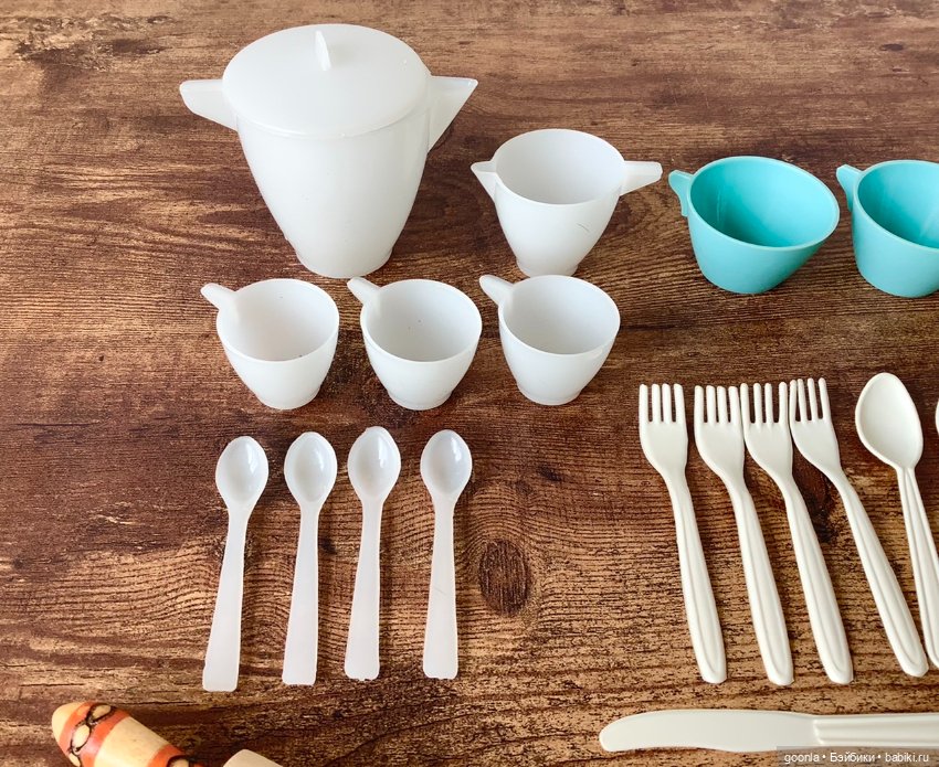 Игрушечная посудка, столовые приборы СССР (фото 3)