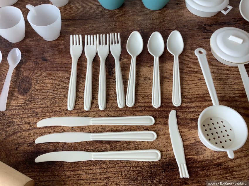 Игрушечная посудка, столовые приборы СССР (фото 5)