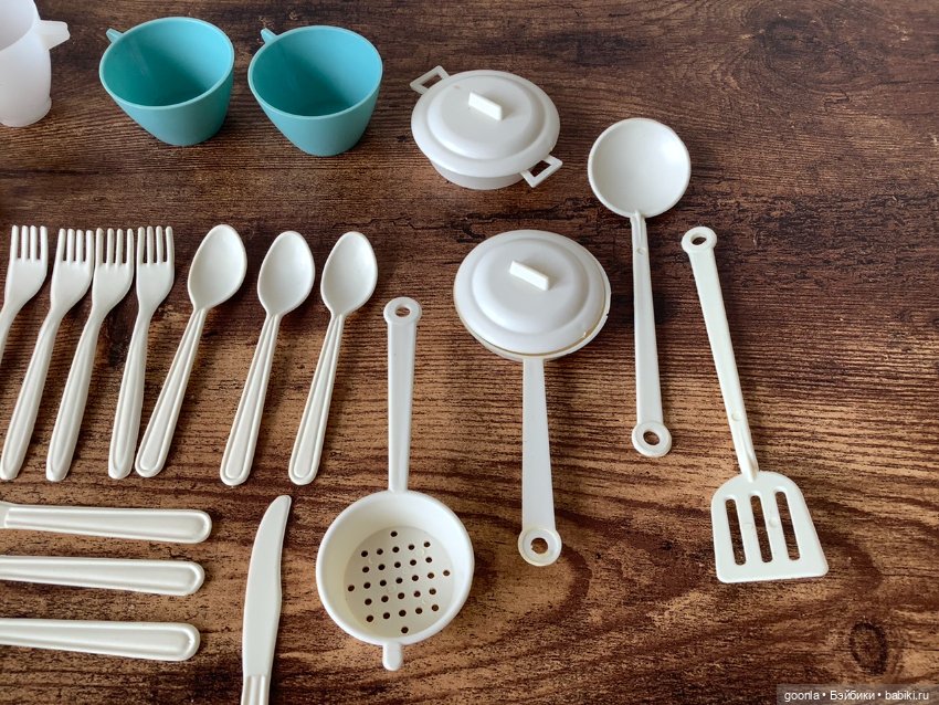 Игрушечная посудка, столовые приборы СССР (фото 6)