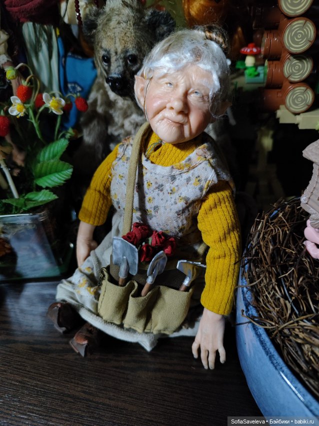 Гномочка садовод — Авторские куклы