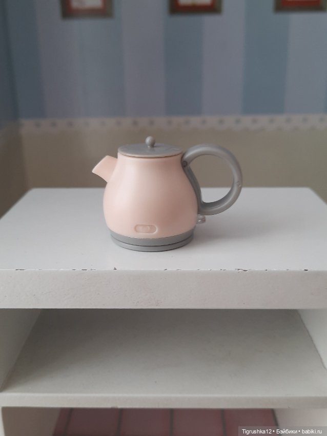 Чайник в кукольный домик — Миниатюра для кукол (фото 2)