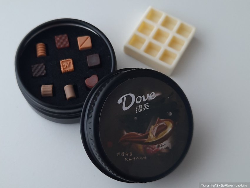 Конфеты в коробочке — Миниатюра для кукол (фото 3)