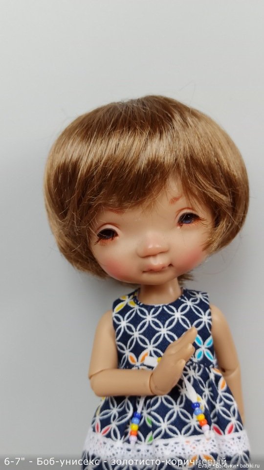 Парики 6-7" — Боб-унисекс, 6 цветов (фото 8)