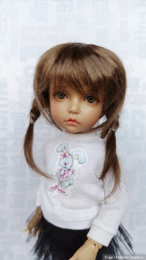 Парики 6-7" - Косички с заколкой, 2 цвета (фото 2)