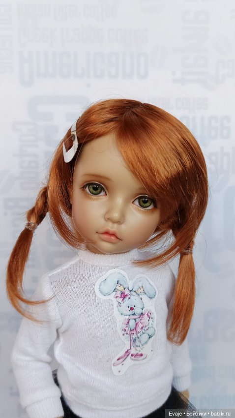 Парики 6-7" - Косички с заколкой, 2 цвета (фото 6)