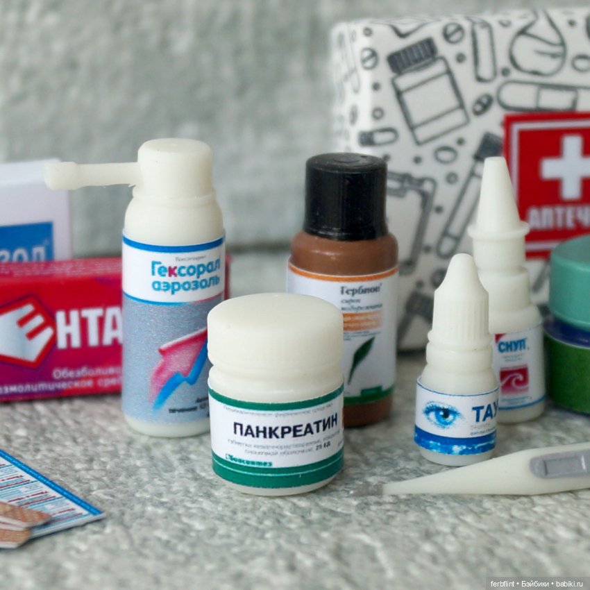 Кукольная аптечка в масштабе 1:6 (фото 4)
