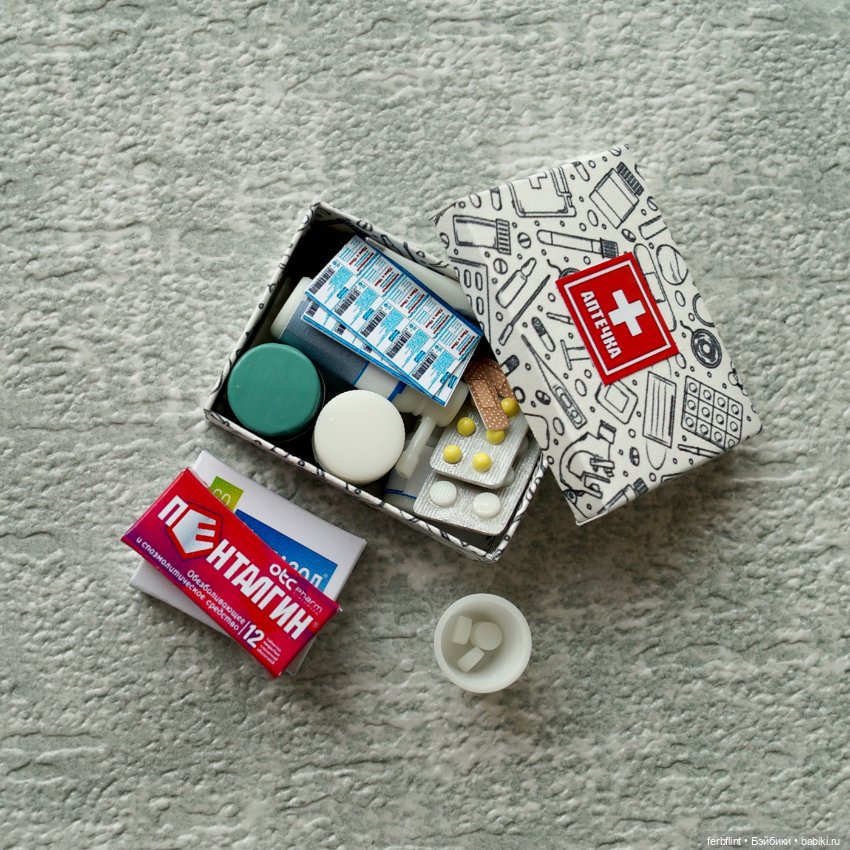 Кукольная аптечка в масштабе 1:6 (фото 7)