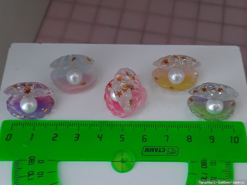 Ракушки с жемчугом — Миниатюра для кукол (фото 4)