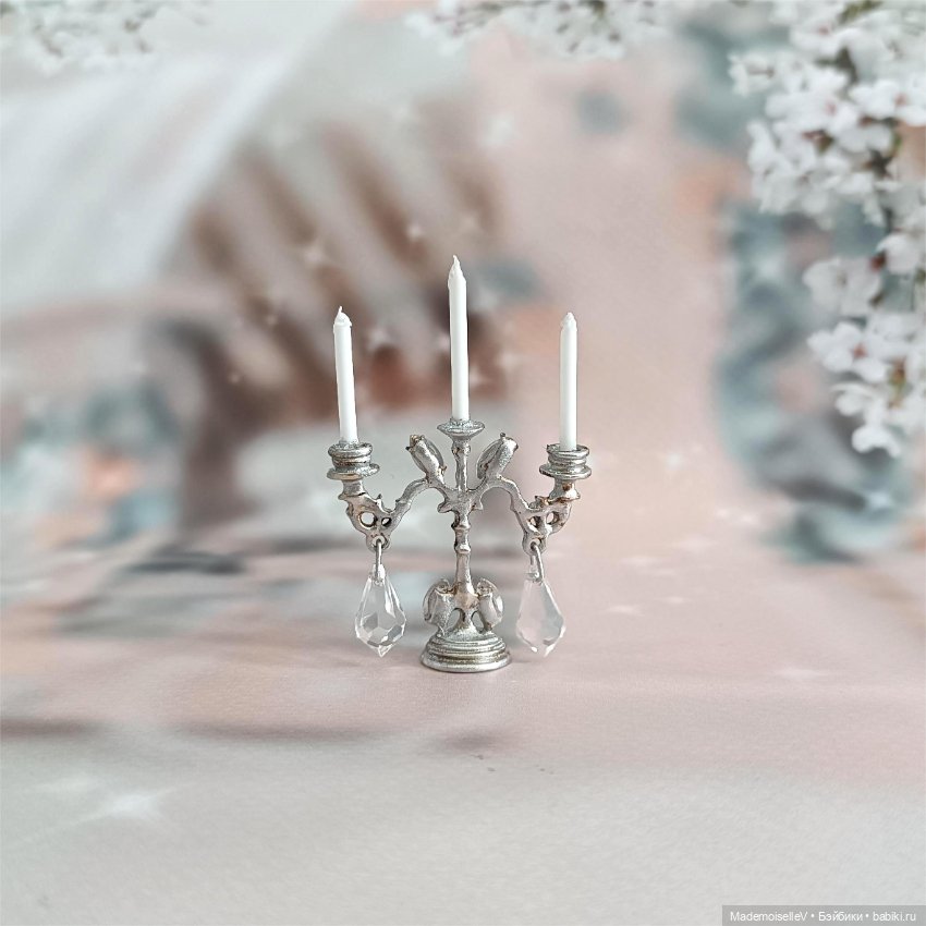 Канделябры/ подсвечники — Миниатюра для кукол