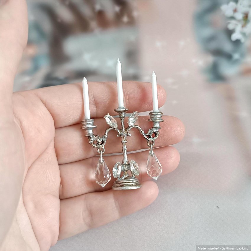 Канделябры/ подсвечники — Миниатюра для кукол (фото 10)