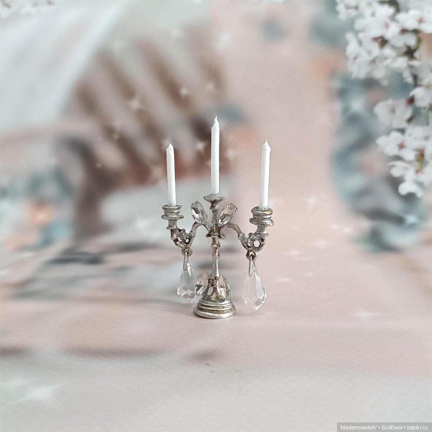Канделябры/ подсвечники — Миниатюра для кукол (фото 6)