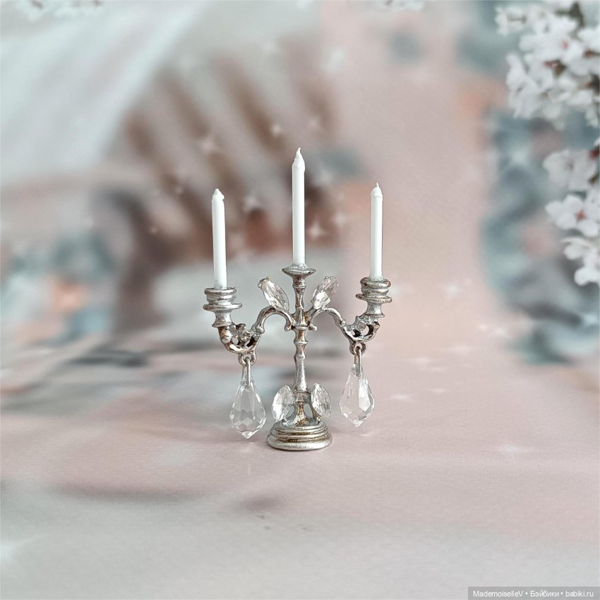 Канделябры/ подсвечники — Миниатюра для кукол (фото 4)