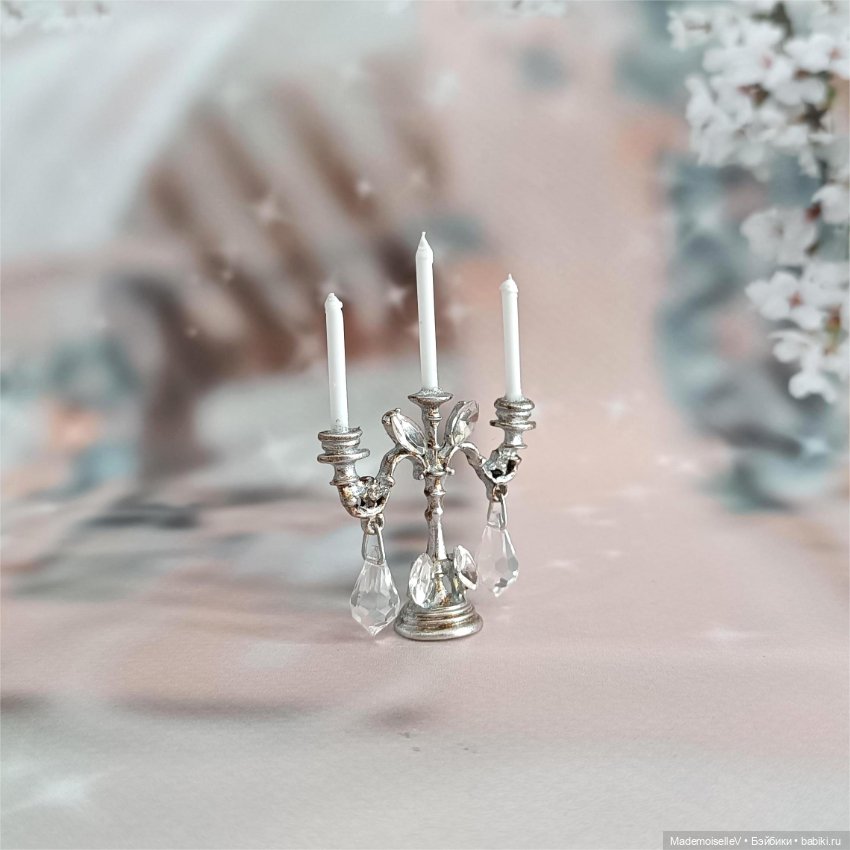 Канделябры/ подсвечники — Миниатюра для кукол (фото 5)