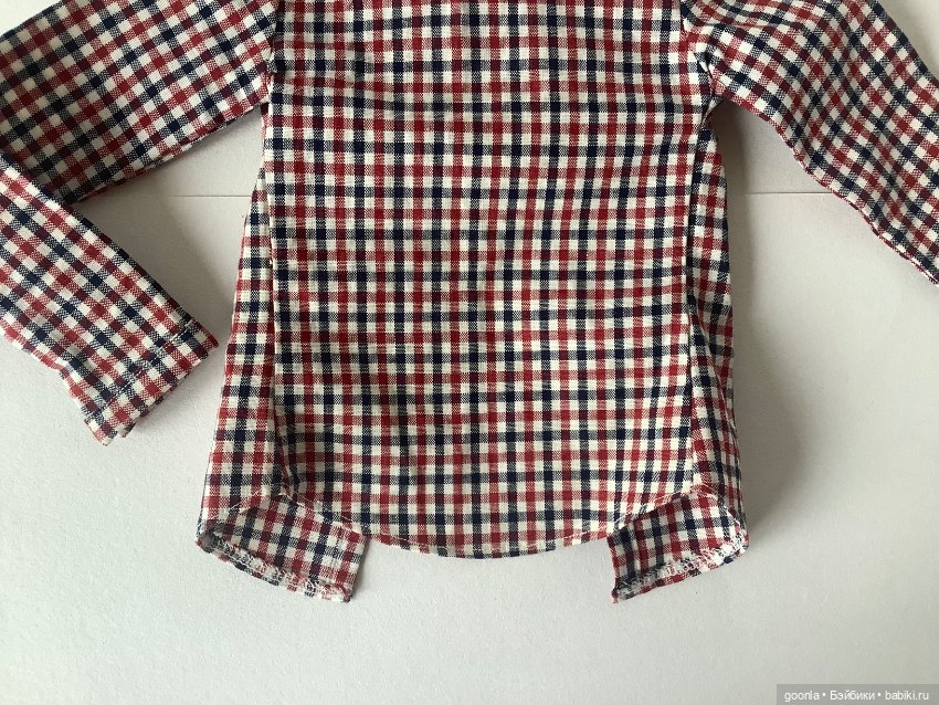 Рубашка ковбойка на бжд SD (фото 5)