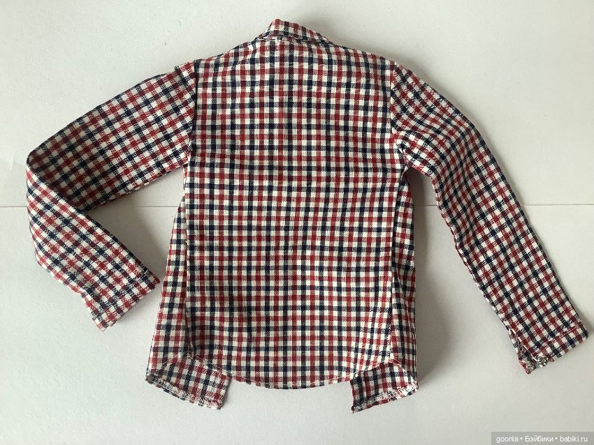 Рубашка ковбойка на бжд SD (фото 6)