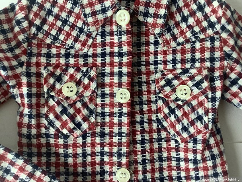Рубашка ковбойка на бжд SD (фото 4)