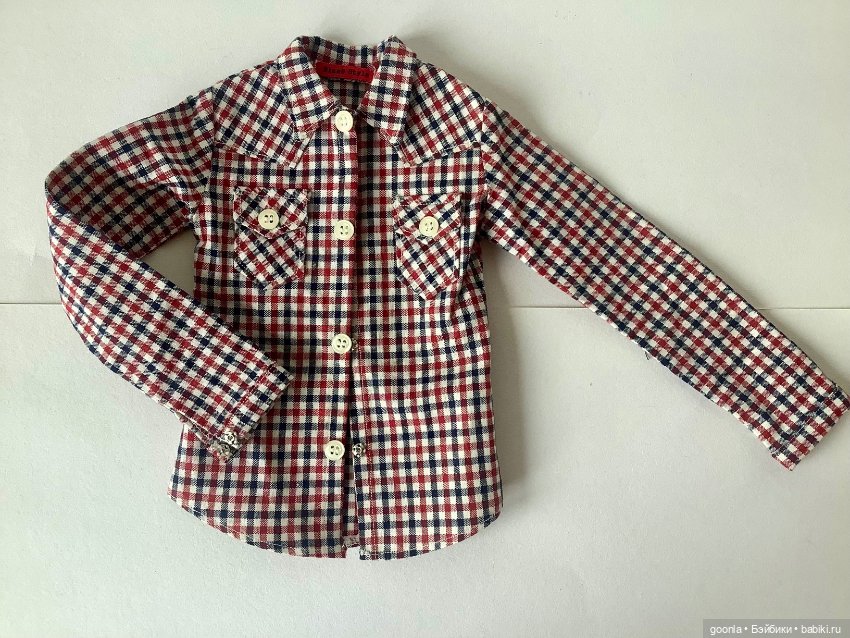 Рубашка ковбойка на бжд SD