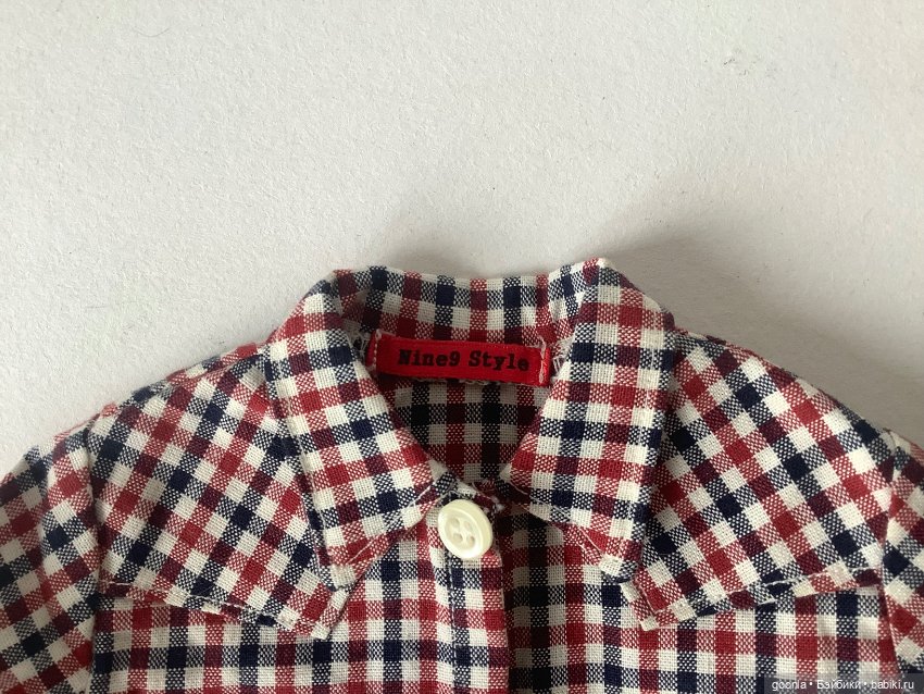 Рубашка ковбойка на бжд SD (фото 2)