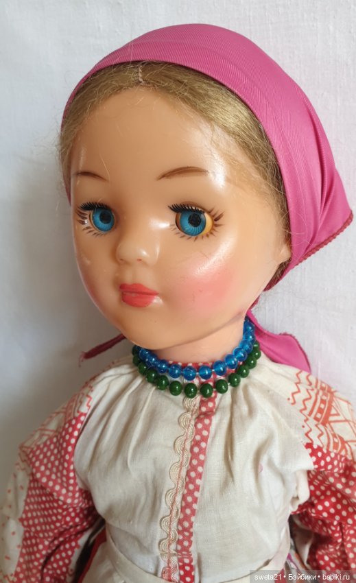 Кукла паричковая СССР 8 марта губерния Воронежская (фото 3)