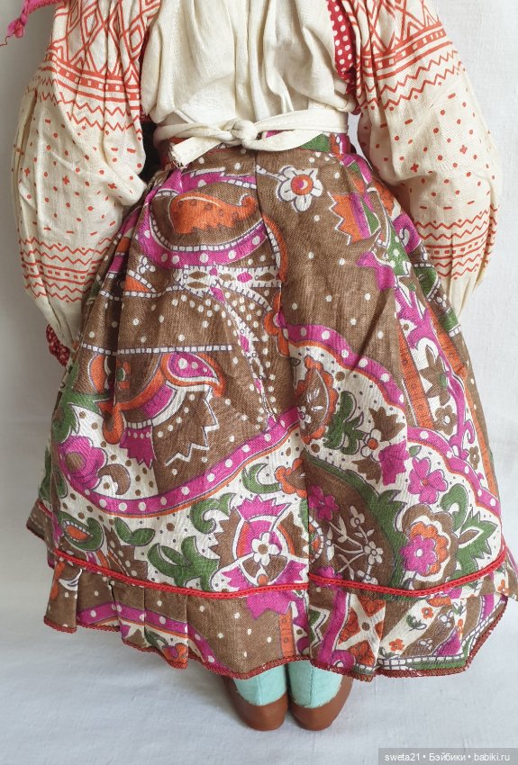 Кукла паричковая СССР 8 марта губерния Воронежская (фото 8)