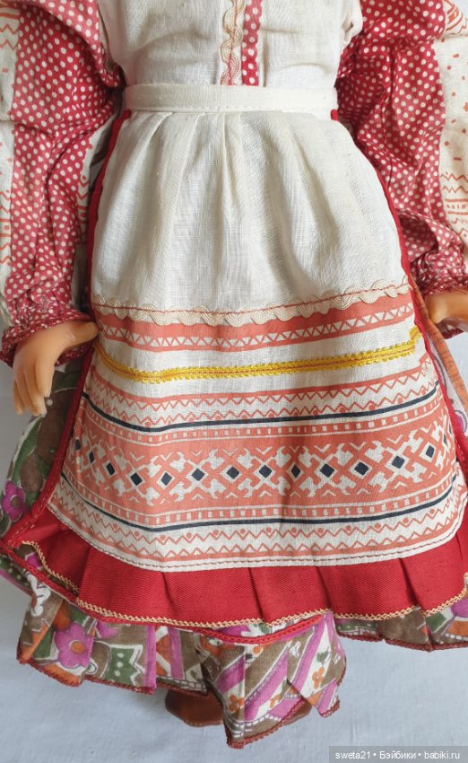 Кукла паричковая СССР 8 марта губерния Воронежская (фото 7)