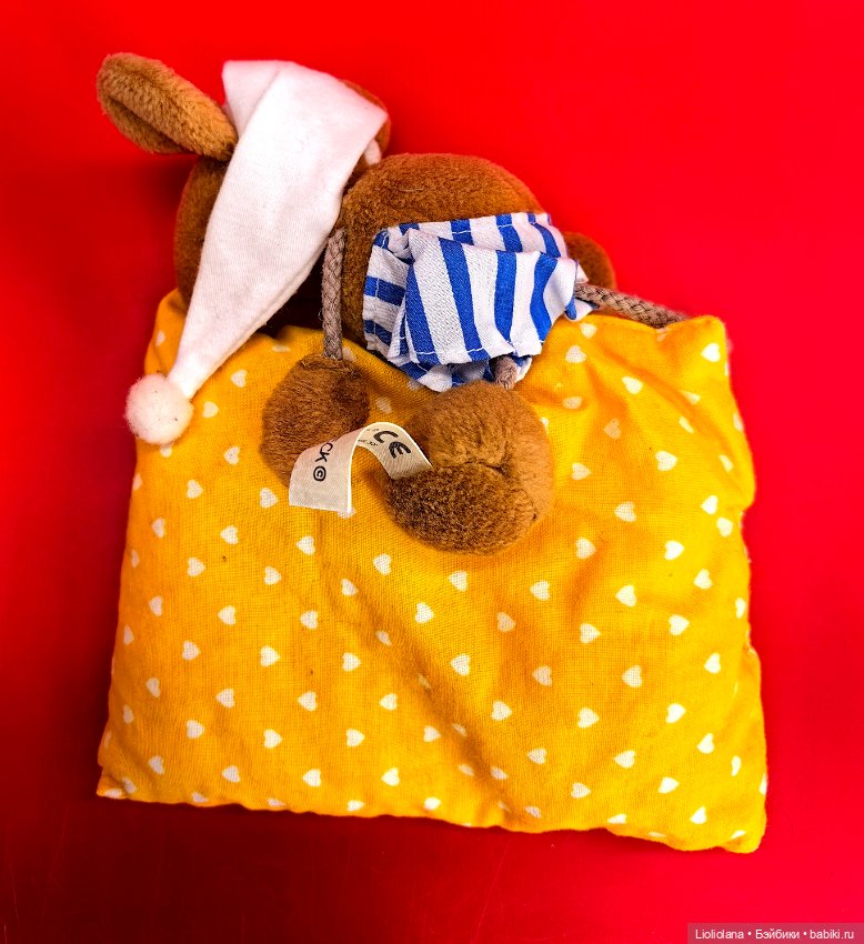 Винтажная игрушка Мышь С Подушкой от W. Steinbeck Германия (фото 2)