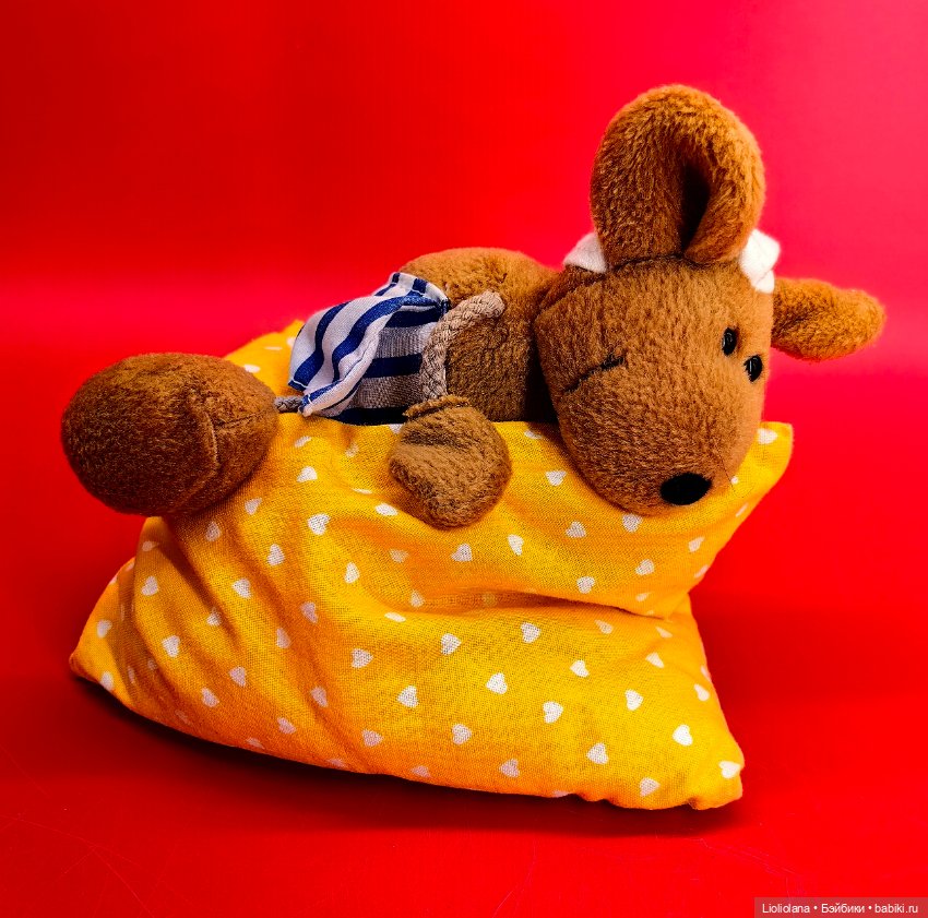 Винтажная игрушка Мышь С Подушкой от W. Steinbeck Германия (фото 9)