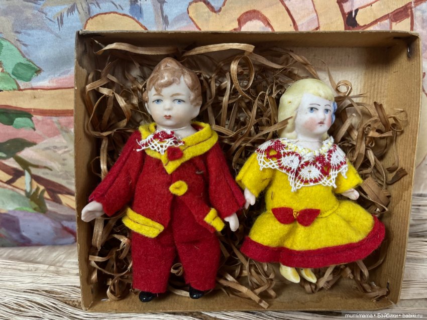 2 Антикварные минички Hertwig 1915-20 Рост 12 см (фото 2)