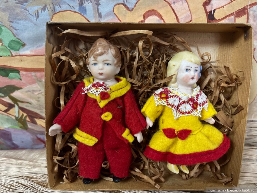 2 Антикварные минички Hertwig 1915-20 Рост 12 см