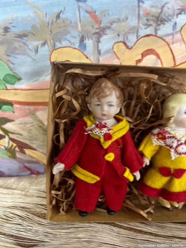 2 Антикварные минички Hertwig 1915-20 Рост 12 см (фото 4)