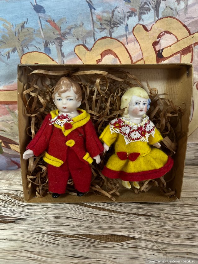 2 Антикварные минички Hertwig 1915-20 Рост 12 см (фото 5)