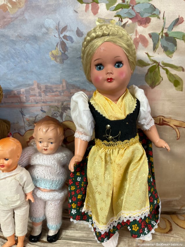 5 Винтажных кукол Sonneberg, ARI рост 25-14 см (фото 3)
