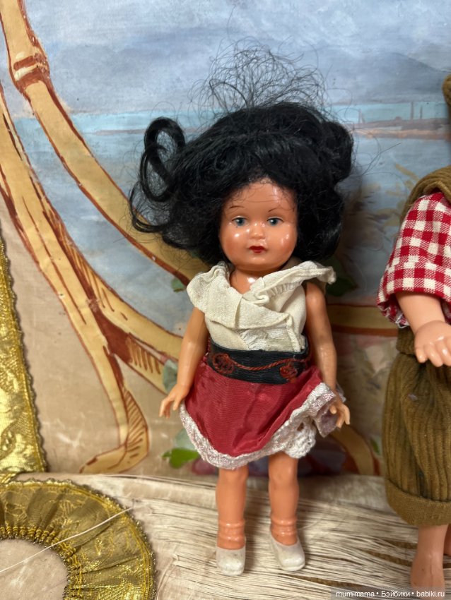 5 Винтажных кукол Sonneberg, ARI рост 25-14 см