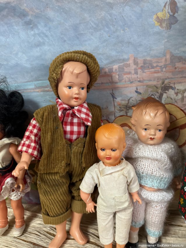 5 Винтажных кукол Sonneberg, ARI рост 25-14 см (фото 2)