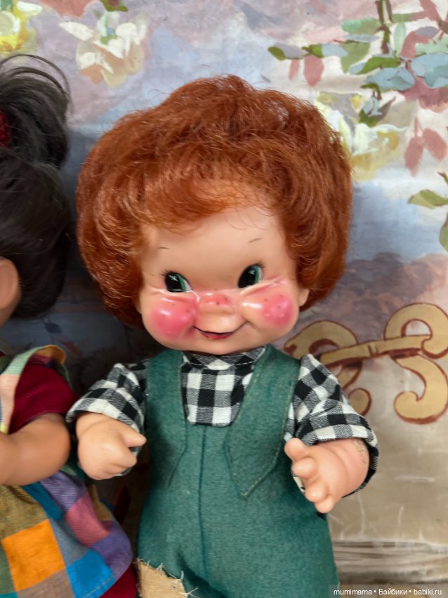 Очаровательная парочка W. Goebel Puppe Charlot Byj Raggy Muffin -1957 рост 27 см (фото 3)