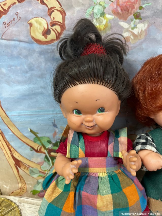 Очаровательная парочка W. Goebel Puppe Charlot Byj Raggy Muffin -1957 рост 27 см (фото 4)