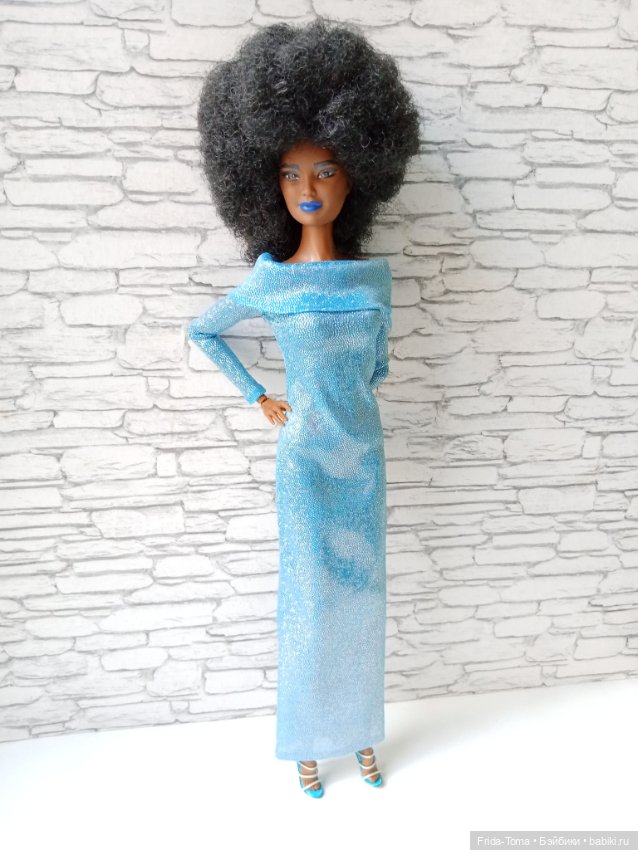 Одежда на Интегрити Фр Менгф mengf платье голубое голографическое (фото 2)