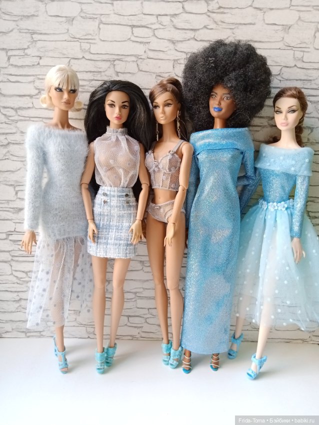 Одежда на Интегрити Фр Менгф mengf платье голубое голографическое (фото 4)