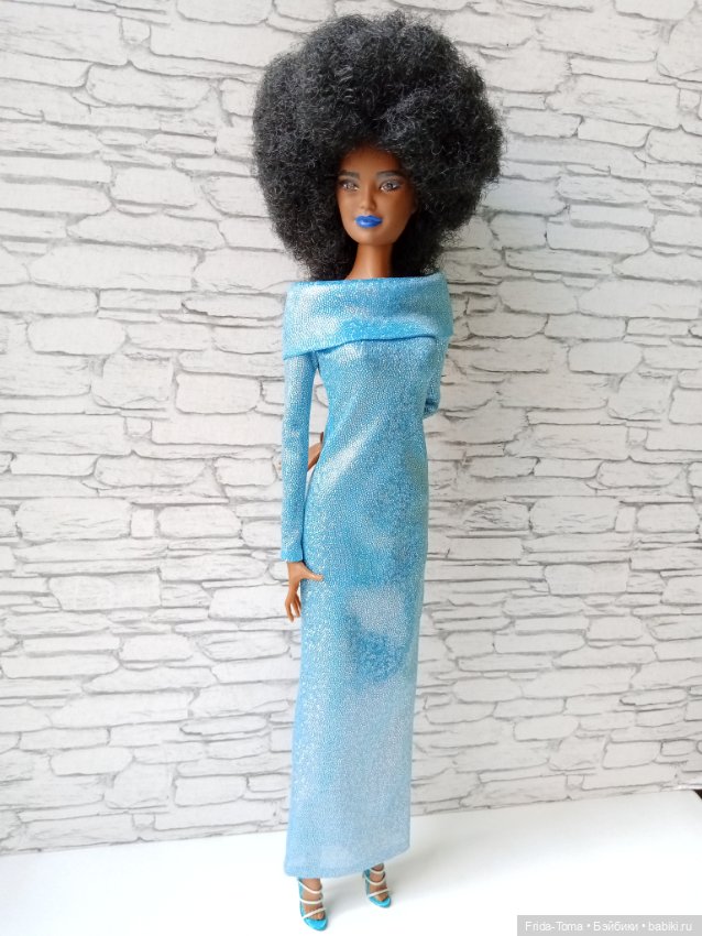 Одежда на Интегрити Фр Менгф mengf платье голубое голографическое (фото 3)