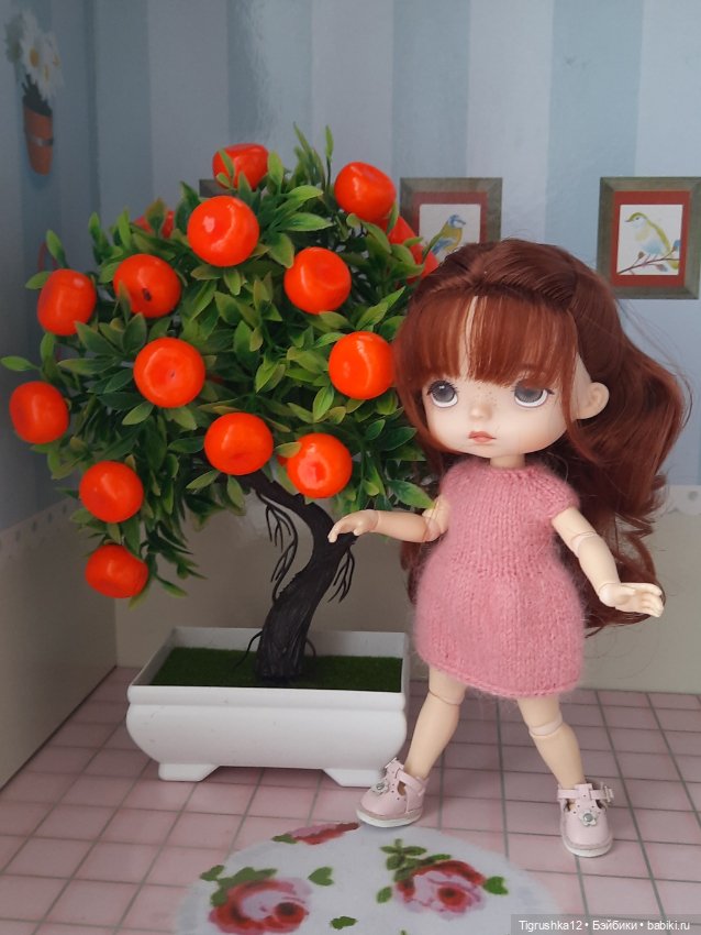 Мандариновое дерево — Миниатюра для кукол