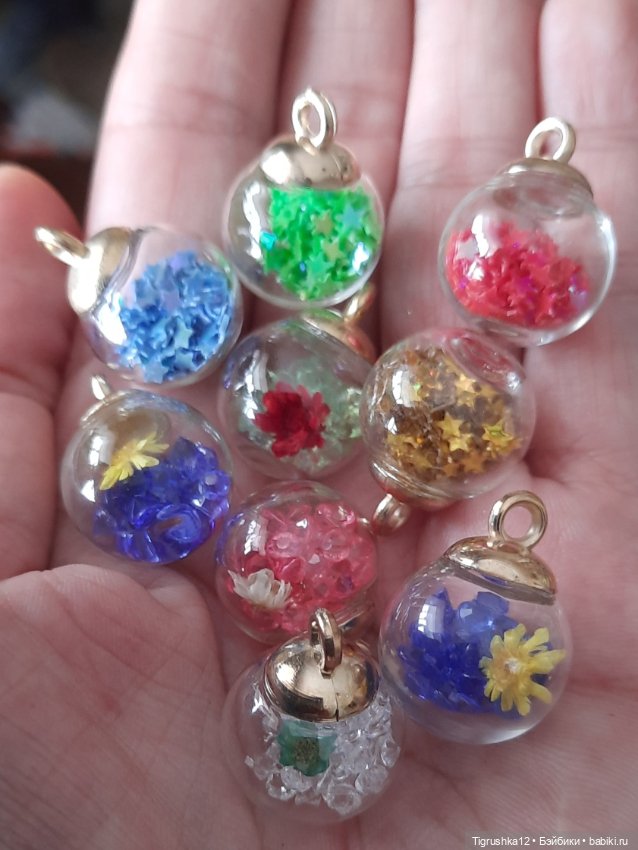 Новогодние шарики — Миниатюра для кукол